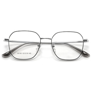Montura de Gafas Metálicas Danyang 96182, Montura Completa Geométrica, Gafas Ópticas para Mujer, Diseño Minimalista - Product Image 1