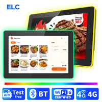 Tableta Táctil Interactiva para Restaurante con Barra de Luz LED RGB, Android, 8-32 Pulgadas, RK3576S, POE, NFC, WiFi6, BT, 4G Opcional, Compatible con APK