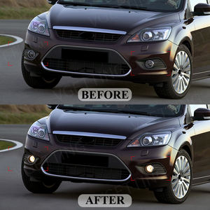 Pair Front Bumper LED Fog Light DRL Daytime Running Light for  VW Volkswagen Polo GTI 9N3 MK4 Facelift 2005-2010 Angel Eye Lamp - Product Image 6