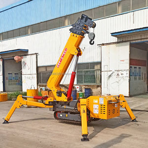 Vente en gros pas cher 3 tonnes 5 tonnes espace étroit petite mini grue sur chenilles grue sur chenilles de levage d'araignée - Product Image 3