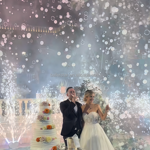 Máquina eléctrica de niebla y burbujas LED RGB Control remoto DMX con 2 dispositivos oculares para bodas y <span class=keywords><strong>efectos</strong></span> de <span class=keywords><strong>humo</strong></span> de hielo seco - Product Image 6