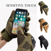 Gants de protection de moto de haute qualité, gants tactiques de chasse Airsoft à doigt complet
