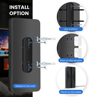 Antena de TV ABS 4K 1080P 30dbi UHF/VHF para RV y Canales Locales Gratuitos, Más Vendida