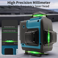 Mamidw 16-line 360 °   Livella orizzontale e verticale, visibile in luce diurna intensa, sistema intelligente, allarme di livellamento automatico