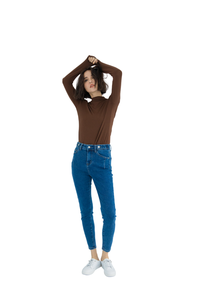High Quality Women'S Super <b>Stretch</b> Breathable Pencil Pants Skinny <b>Denim</b> Jeans Casual Hip Hop for Summer - Product Image 6