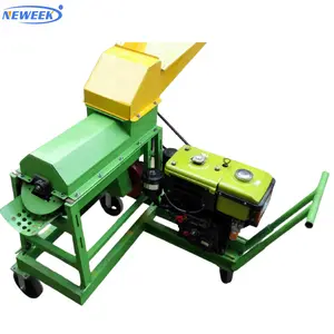 NEWEEK Factory price petrol engine farm use mini corn thresher maize shelling machine corn threshing machine