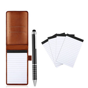 Agenda portable multifonction en cuir PU A7, mini poche, bureau, mémo, couverture rigide, porte-stylo, impression UV, planification quotidienne - Product Image 4