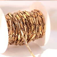 Chaînes en vrac en acier inoxydable pour la fabrication de colliers DIY, bracelets faits main et accessoires de bijouterie