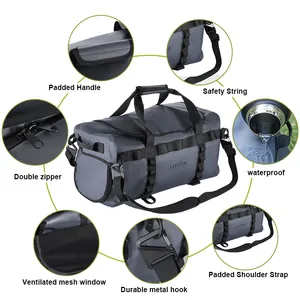 Everich Airline Approved Portable Foldable Breathable Soft-Sided Large Cat Dog Travel Carrier Bag For Pet