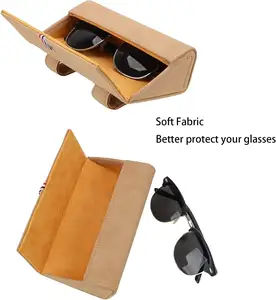 Porta óculos de sol de carro com multi cores, caixa protetora de óculos para organizar óculos