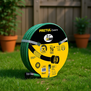 Tubo da Giardino Pretul Casera 15M, Diametro 1/2 Pollice, Costruzione in PVC a 3 Strati per Irrigazione e Annaffiatura - Product Image 2