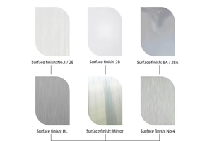 AISI ASTM lembar dan gulungan ss kelas 201 304 316 430 cermin emas <span class=keywords><strong>Titanium</strong></span> 8K lembar baja tahan karat untuk dekorasi bangunan - Product Image 4