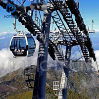 Hotfun-Téléphérique extérieur et intérieur pour tramway avec télésiège central pour stations balnéaires-Fabricant direct