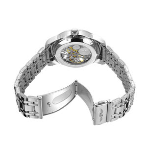 WINNER-reloj mecánico de lujo para hombre, accesorio masculino de acero inoxidable, resistente al agua, luminoso, para ocio y negocios, 8250 - Product Image 2