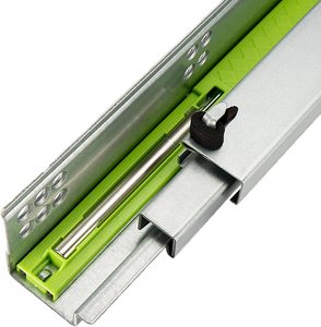 Đường ray trượt ngăn kéo vô hình 3 lần với chức năng đóng mềm mở rộng đầy đủ Đáy gắn 24 ''điều chỉnh chiều cao ngăn kéo 0-5mm - Product Image 5