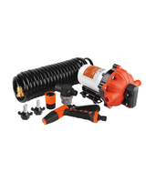 Pompe à diaphragme haute pression SEA FLO 12V 5.0 GPM 70PSI avec interrupteur de coupure à la demande pour lave-auto