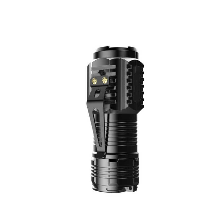 Zypilatsry 1200LM Super Bright Mini LED Flashlight - USB Rechargeable Keychain Light, Waterproof For Camping & Emergencies