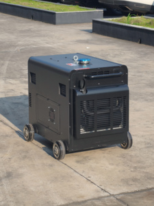 Générateur portable silencieux 6kW 7kW 8kW 10kW 5kW 5.5kW 6.5kVA refroidi par air pour usage industriel - Product Image 1