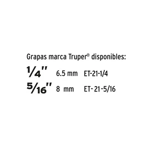 Master con 24 unità cucitrice a pistola per ¼ 'e 5/16 ', con graffette 200 - Product Image 3