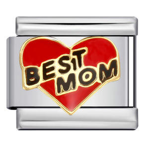 Venta caliente enlace de acero inoxidable amor familia mamá papá hermana hijo <span class=keywords><strong>hija</strong></span> encanto italiano personalizado fabricación DIY pulsera joyería - Product Image 3