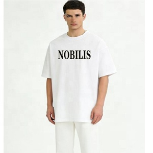 Camiseta de Alta Calidad, 100% Algodón, Talla Grande, Estampada, Bordada, Lisa, Personalizada para Hombre - Product Image 1