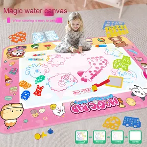 I giocattoli da <span class=keywords><strong>disegno</strong></span> di Kidsren di tela d'acqua magica di grandi dimensioni che dipingono acqua chiara ripetuta coperta di Graffiti per l'apprendimento magico e divertente - Product Image 1