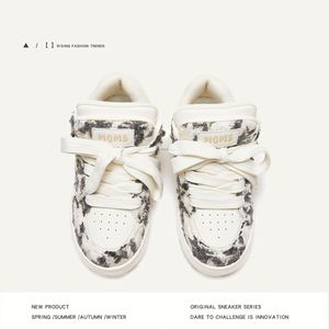 Zapatillas de estilo desgastado con plataforma, resistentes al desgaste, de caña baja, informales, unisex, para parejas - Product Image 3