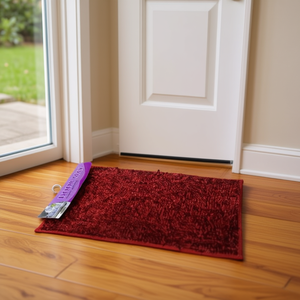 Tapis de porte grand format, durables et élégants, pack mixte, tapis d'intérieur et d'extérieur, lavables en machine, en polyester, couleur unie, technique tuftée - Product Image 3