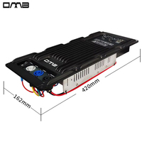 Module d'amplificateur de puissance en métal de classe D PFA3K4+CQ390 à 3 canaux 1000 Watts pour subwoofer avec contrôle de gain en phase de production
