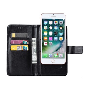 Hot Bán Chủ Thẻ Lật Wallet Da Phổ Điện Thoại Di Động Trường Hợp Với Clip Thiết Kế - Product Image 1