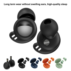Bouchons <span class=keywords><strong>d</strong></span>'oreilles en silicone ultra-doux Y26 pour dormir, réduction du bruit sans douleur aux oreilles, pour les dormeurs latéraux, 23 dB SNR, réutilisables - Product Image 5