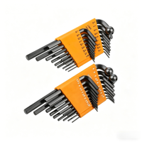 Kit d'outils manuels multifonctionnels pour mécanicien, 36 pièces, pour la maison, clés hexagonales traitées thermiquement, pour le bricolage