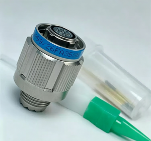 Conector Recto D38999-26FA35SB MIL-DTL-38999 Serie III, 6 Posiciones, Hembra, Tamaño 9, Color Verde Oliva, Cadmio - Product Image 1