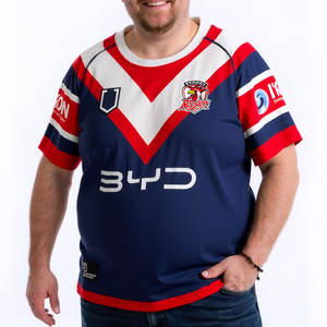 New Home Sydney Rugby Jersey Confortable Plus Size <span class=keywords><strong>Coq</strong></span> Design Chemise Respirante Tailles S à 5XL - Product Image 1