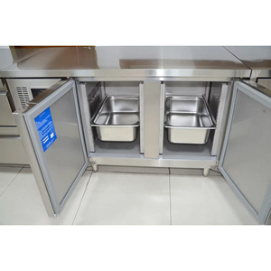 Energie effizienter 2-türiger Unterbau kühlschrank-Edelstahl-Einbau griff Café Kiosk Verwendung - Product Image 2