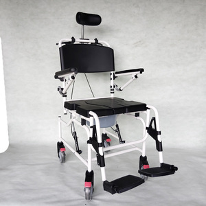 Silla de ducha OEM de aleación de aluminio con capacidad para 250 kg y ruedas para baño y uso de personas mayores - Product Image 4