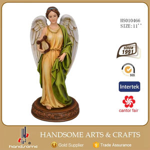 Promocional personalizable resina artesanía guardián Ángel estatuilla Arcángel <span class=keywords><strong>Miguel</strong></span> recuerdo escultura Europa pintura surtido - Product Image 4