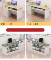 Comptoir de caisse de magasin de vêtements, bureau de style lutteur pour organiser les affaires, bureau de réception pour salon de beauté