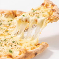 Pizza italienne surgelée Longyu, croûte fine, garniture au fromage, halal, vente en gros, prête à manger