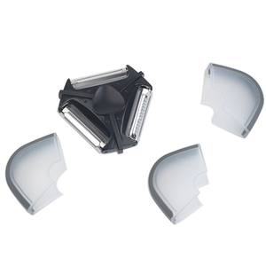 قطاعة مطبخ يدوية من الفولاذ المقاوم للصدأ 3 في 1 ، أدوات بلاستيكية مثلثة متنوعة - Product Image 6