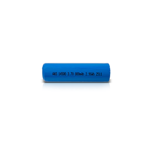 Factory Direct 14500 <b>3.7v</b> 800mAh Rechargeable Lithium Ion Cells <b>3.7v</b> 800mAh for Intelligent Sensor - Product Image 1