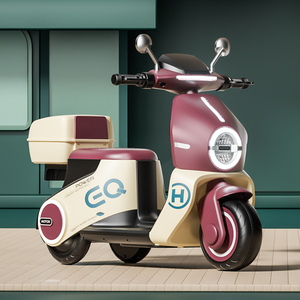 Nouvelle Moto Scooter à 3 Roues pour Enfants, Voiture Jouet Électrique 6V avec Lumières LED, Boîte de Rangement et Repose-Pieds C606, Tricycle Stable - Product Image 5