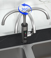 Prix de gros Led Smart, Robinet électrique Grand écran Affichage numérique Cuisine Douche Robinet électrique instantané