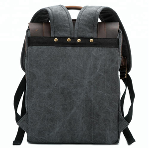 Factory-Customised <strong>Waterproof</strong> PU <strong>Backpack</strong> Unisex Vintage Leather Bag <strong>Stylish</strong> Anti-Theft <strong>Backpack</strong> - Product Image 6