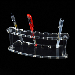 OEM Popolare PMMA Visualizzazione Matita Mensola del desktop Acrilico Trasparente Pen Display del Supporto del basamento per la Cartoleria - Product Image 4