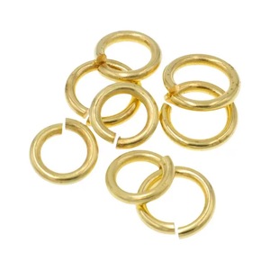 Anneaux ouverts en laiton massif en gros, anneaux de liaison, anneaux de jonction, accessoires de fabrication de bijoux, matériel de réparation, connecteurs - Product Image 4