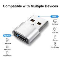 Prix de gros 2.0 Usb-c Femelle Convertisseur Adaptateur Nouvel État Al Matériel Ordinateurs Portables Otg Adaptateur Usb Type Dc Prêt à Expédier