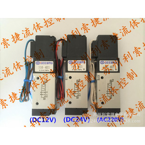 Vanne Solénoïde GeeWay 118-4E1-L DC12V DC24V AC220V Usage Industriel - Product Image 1