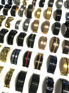 Niedriger Preis, einfacher und modischer Edelstahl <span class=keywords><strong>ring</strong></span>, abgeschrägter Wolframkarbid-<span class=keywords><strong>Ring</strong></span>, Großhandel mit Herren-und Damen schmuck - Product Image 4
