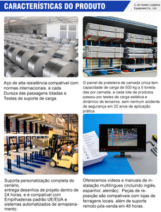 Rohr-Lagerüberdachung Dachgestelle Verzinkte Plattform-Kragarmregale - Product Image 6